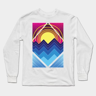 Artsy Mountain Vibes Long Sleeve T-Shirt